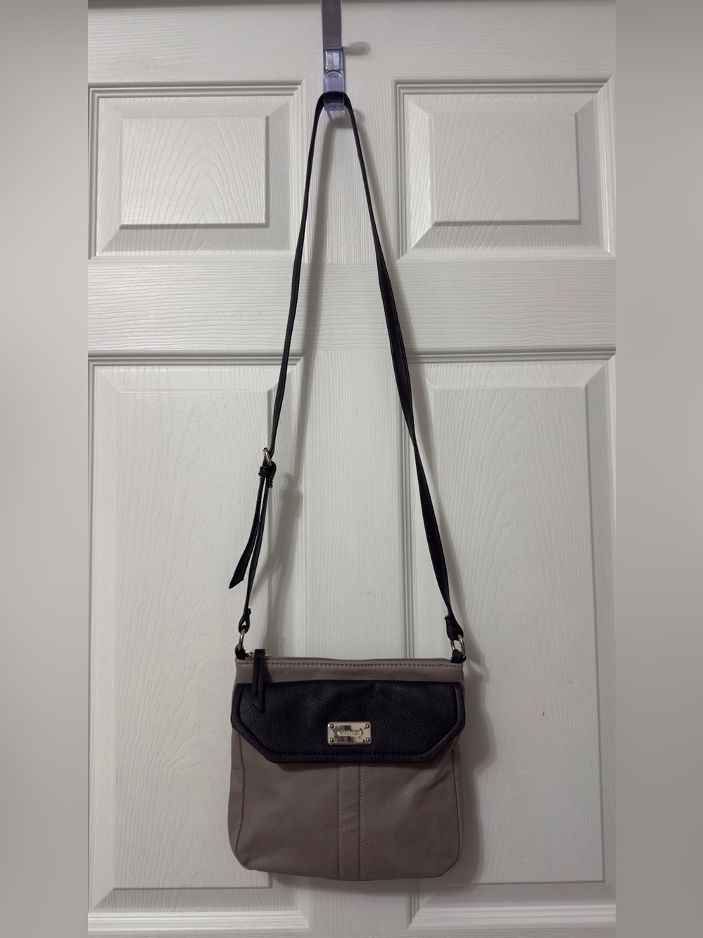 Nine West Taupe and Black Crossbody Shoulder Bag.  Never worn